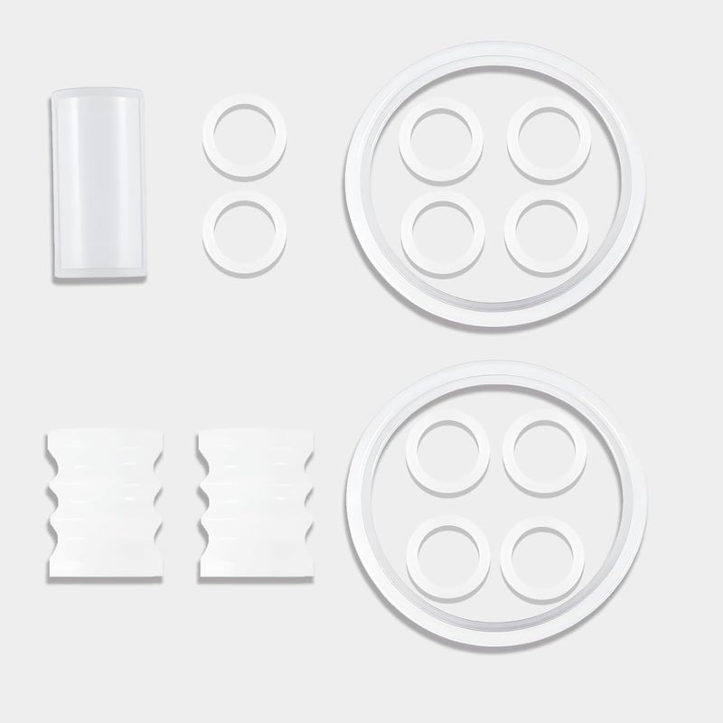 FixoTech 15-Piece Soft Serve Ice Cream Machine Repair Kit – O-Rings, Gaskets, Seals & Tubes for VEVOR, YIKAFU | Premium Food-Grade Silicone, Leak-Resistant, Easy Installation for Commercial & Home Use - Image 1